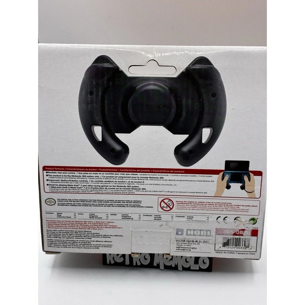 Hori Nintendo 3DS Mario Kart 7 Steering Wheel BRAND NEW